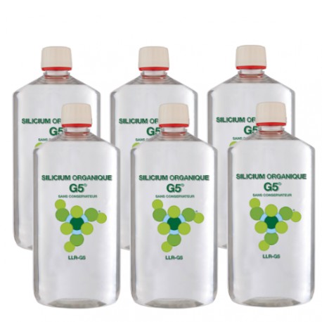 Silicium organique G5® - 6 bouteilles de 1L